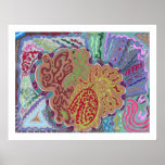 "Coral" Abstract Art Print