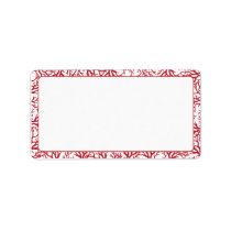 Coral Address Label