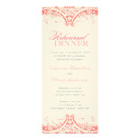 Coral and Pink Rehearsal Dinner Invitation
