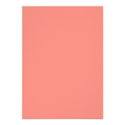 Coral Bridal Shower Invitation