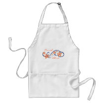 Coral Bue Tropical Design aprons by candystore Coral Bue Tropical Design aprons