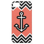 Coral Chevron Nautical casemate cases