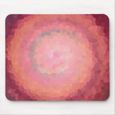 Coral Circular Mousepad by Perlyyyy