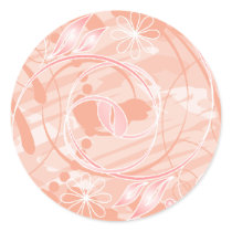 coral flowers stickers by VioDeSign coral flowers stickers