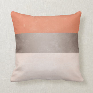 Coral And Gray Pillows - Decorative & Throw Pillows | Zazzle