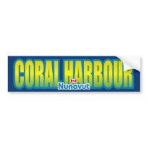 Coral Harbour Bumper bumper stickers