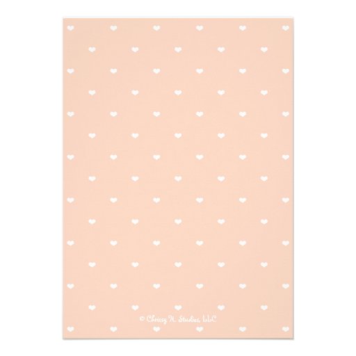 CORAL HORSESHOE WESTERN COWGIRL BABY SHOWER CUSTOM INVITATIONS