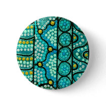 Coral Journey Pinback Buttons