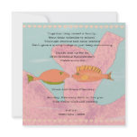 Coral &amp; Kissing Fish 35th Anniversary Invitation