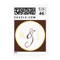 Coral Monogram Stamps