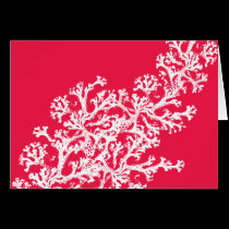Coral Motif cards