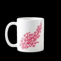 Coral Motif mugs