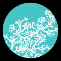 Coral Motif stickers