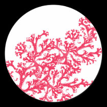Coral Motif stickers