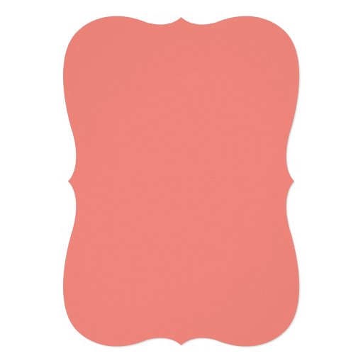Coral Party Lights Graduation Invitation