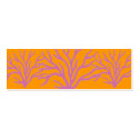 CORAL PROFILE CARD business cards by boomarketing CORAL PROFILE CARD business cards