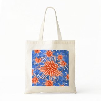 Coral red sea stars bag