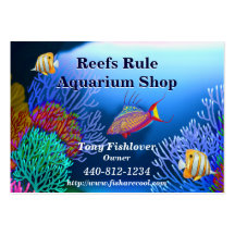 Coral Reef Aquarium Fish Business Card