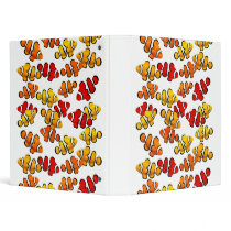 Coral Reef Clown Anenome Fish Binder