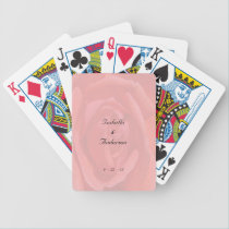 Coral Rose playing cards