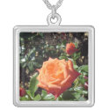 Coral Rose necklace