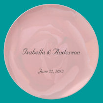 Coral Rose plates