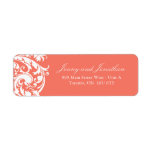 Coral RSVP Address Labels