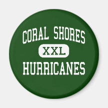 Coral Shores - Hurricanes - High - Tavernier Refrigerator Magnet