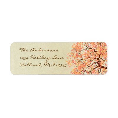 Coral Tree Return Address Return Address Labels