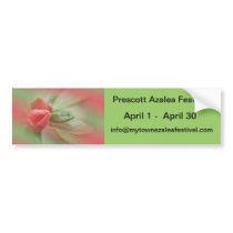 CoralAzaleaBuds- customize as needed Bumper Sticker