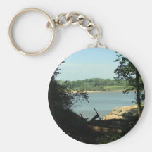 Coralville Lake Keychain