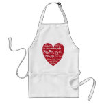 Corazón aprons