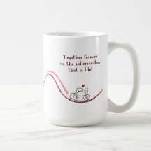 "Corazón AW de TW " Tazas De Café