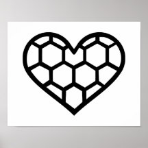 Corazón del balonmano poster