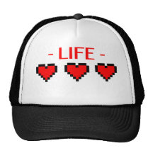 Corazones de la vida gorra