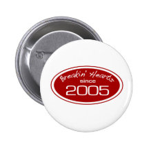 Corazones del robo desde 2005 pin