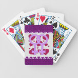 Corazones lesbianos de la boda cartas de juego