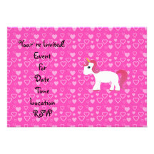 Corazones lindos del rosa del unicornio anuncios  