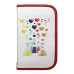 Corazones púrpuras amarillos azules rojos de la bo planificador