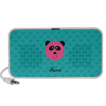 Corazones rosados conocidos personalizados de la t mini altavoz