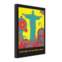 corcovado - rio de janeiro canvas prints