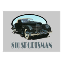 Cord 810 Sportsman Business Card Template
