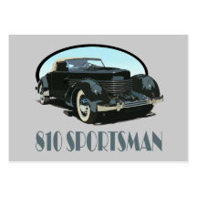 Cord 810 Sportsman Business Card Template