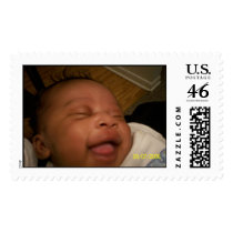 corde' laughing.jpg postage