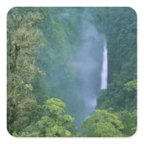 Cordillera Central, Angel Congo) Falls, many Square Sticker