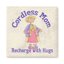 Cordless Mom Fridge Magnets