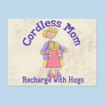 Cordless Mum postcards