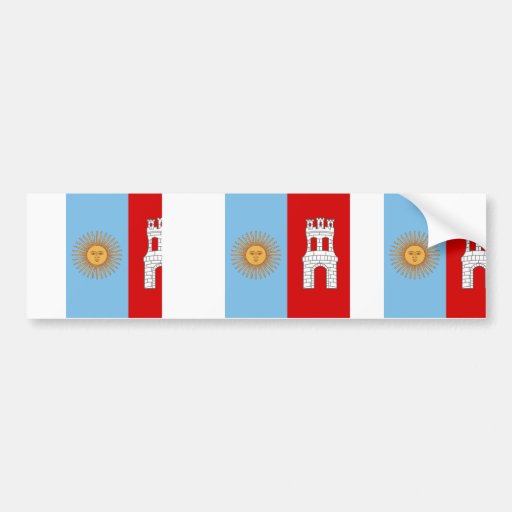 Cordoba, Argentina flag Bumper Stickers