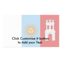 Cordoba, Argentina flag Business Card