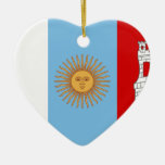 Cordoba, Argentina flag Christmas Ornaments